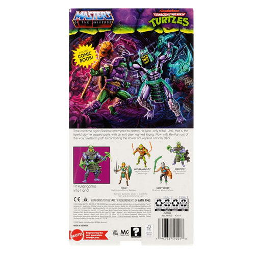 Action Figure Masters of the Universe X TMNT : Turtles of Grayskull Skeletor