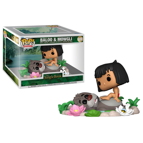 Figurine Pop Movie Moment Le Livre de la Jungle Baloo & Mowgli