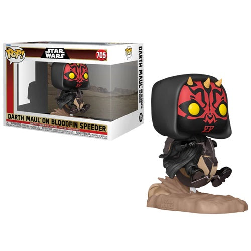 Figurine Pop Rides Star Wars Darth Maul on Bloodfin Speeder