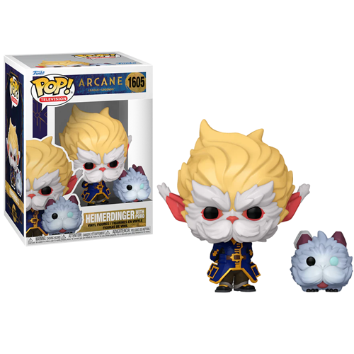 Figurine Pop 1605 Arcane Heimerdinger avec Poro
