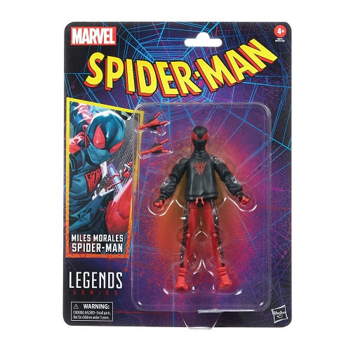 Action Figure Marvel Legends Retro Spider Man Miles Morales Spider Man