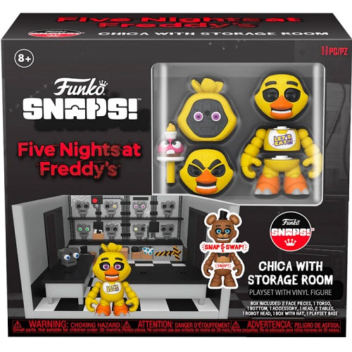 Snap Playset Five Nights at Freddy Chica with Storage Room