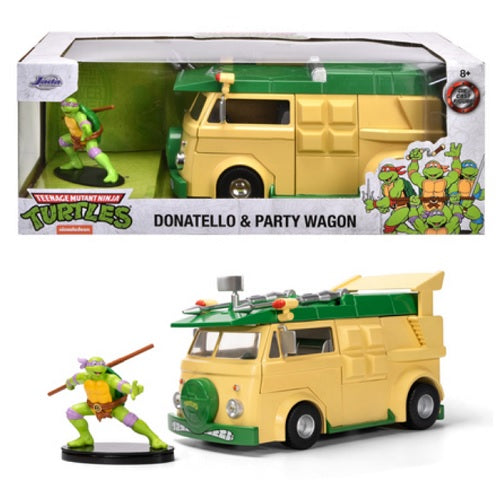 Réplique Les Tortues Ninja Donatello & Party Wagon 1/24