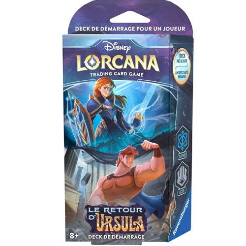 Deck de démarrage Lorcana Chapitre 4 Le Retour d'Ursula Saphir / Acier