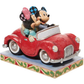 Figurine Disney Traditions Mickey & Minnie en voiture