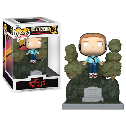 Figurine Pop Movie Moment Stranger Things Max at Cemetery