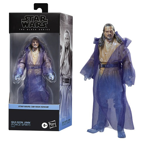 Action Figure Star Wars Obi Wan Kenobi Black Series Qui Gon Jinn (Esprit)