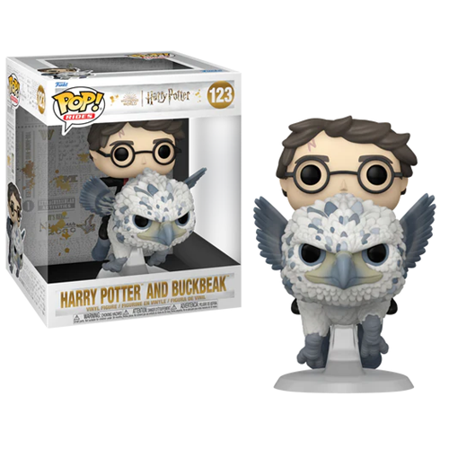 Figurine Pop Rides Harry Potter & Buck l'hyppogriffe