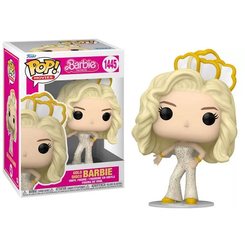 Figurine Pop Barbie the Movie Gold Disco Barbie