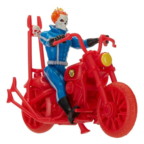 Action Figure Marvel Legends Retro Ghost Rider avec véhicule