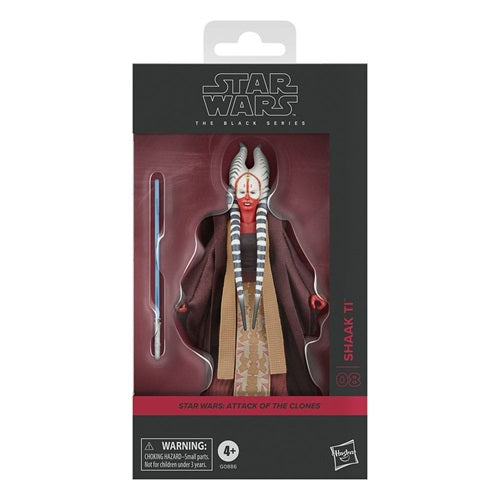 Action Figure Star Wars L'Attaque des Clones Black Series Shaak Ti