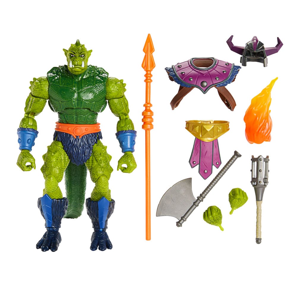 Action Figure Masters of the Universe New Eternia Masterverse Whiplash Deluxe