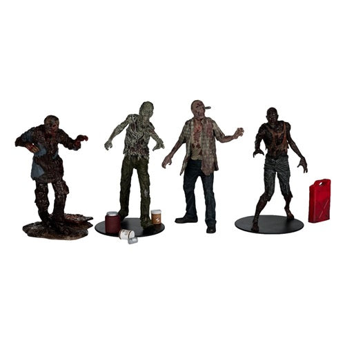 Action Figure pack The Walking Dead The Walkers (4 figurines)
