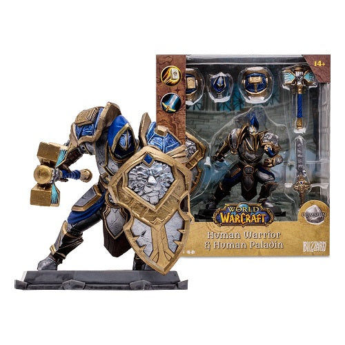 Action Figure World of Warcraft Human Paladin / Warrior