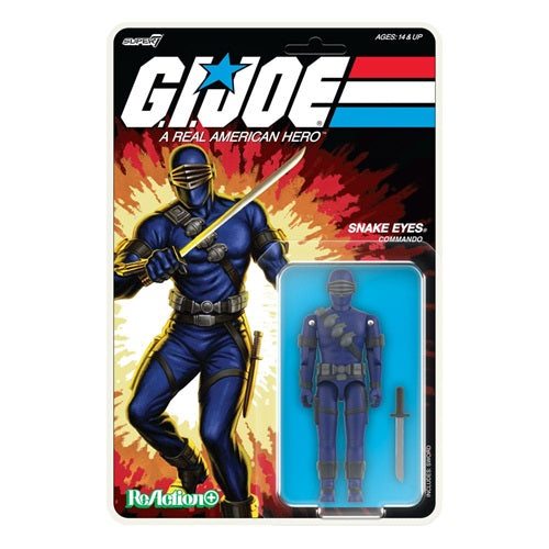 Action Figure GI Joe ReAction+ Snake Eyes (Cartoon)