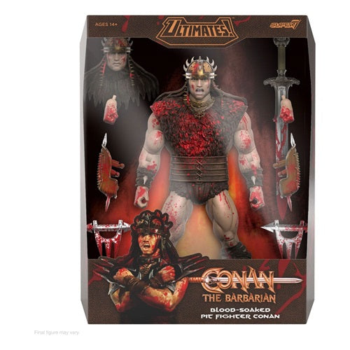 Action Figure Conan le Barbare Ultimate Blood Soaked Pit Fighter