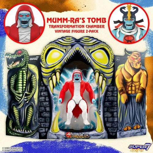 Action Figure Thundercats Vintage Mumm Ra Tomb pack 2 figures