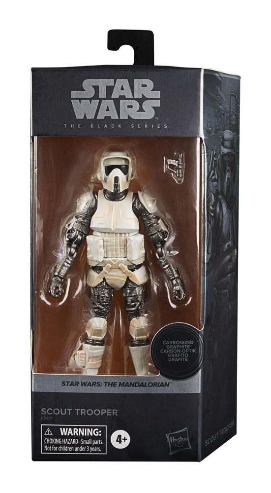 Action Figure Star Wars The Mandalorian Black Series Scout Trooper Carbonized