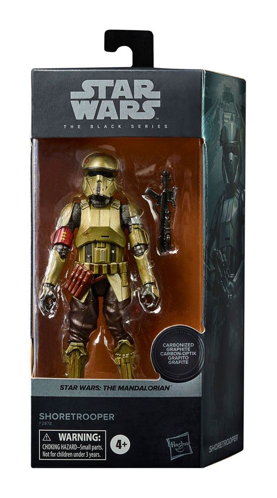 Action Figure Star Wars The Mandalorian Black Series Shoretrooper Carbonized