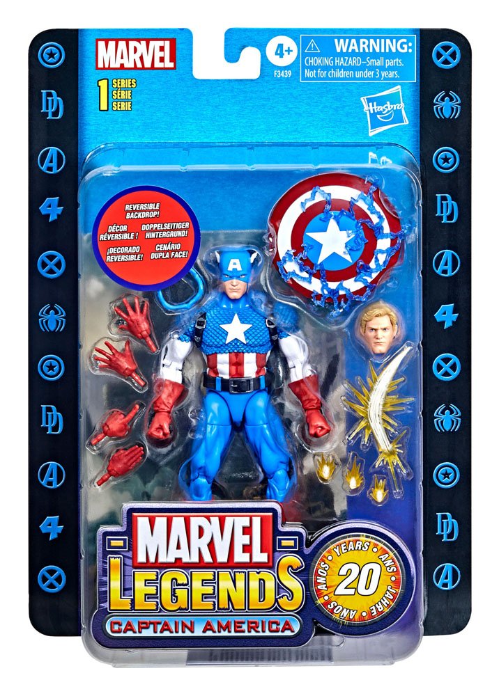 Action Figure Marvel Legends Captain America 20 ans