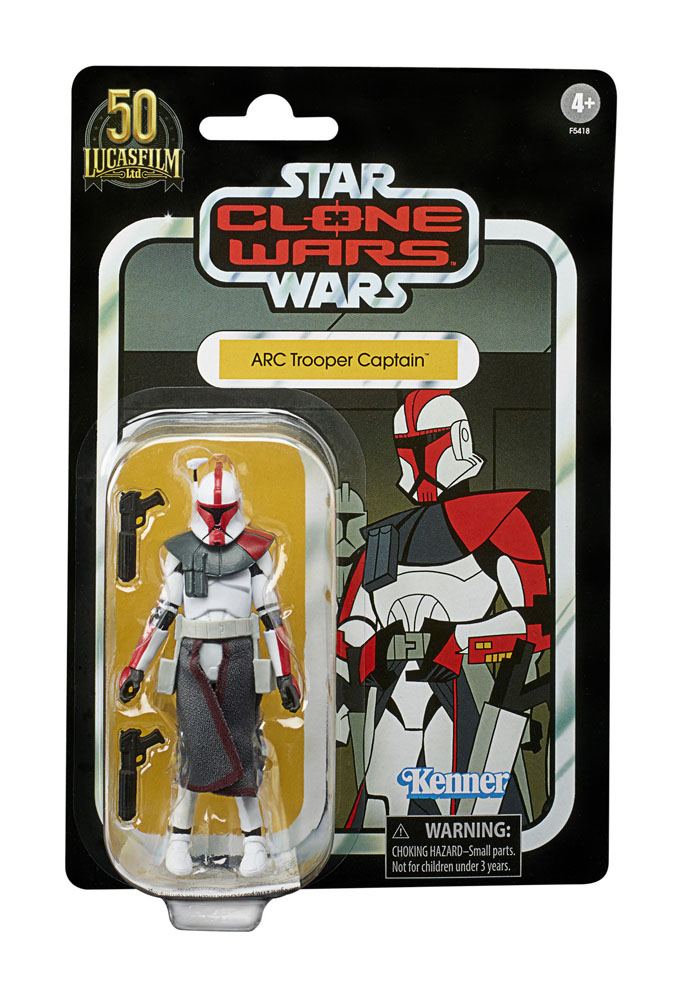 Action Figure Star Wars The Clone Wars Vintage ARC Trooper Captain